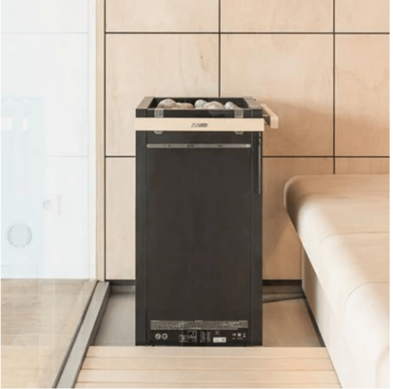 Harvia HL8U1 Virta Series 8kW Stainless Steel Sauna Heater at 240V 1PH Black - Sauna Heaters - Harvia