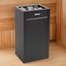 Harvia HL8U1 Virta Series 8kW Stainless Steel Sauna Heater at 240V 1PH Black - Sauna Heaters - Harvia