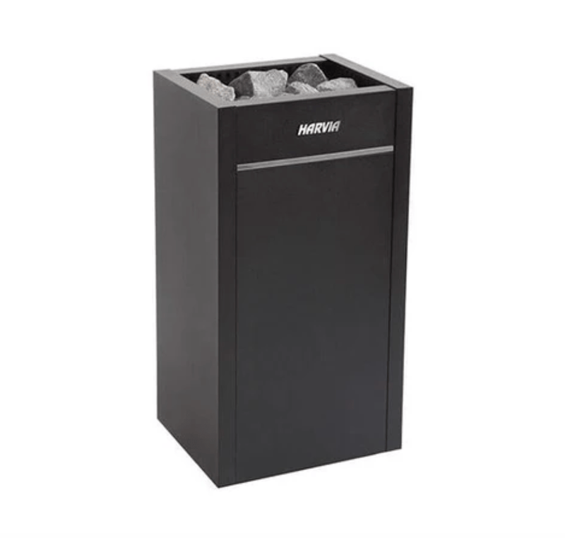 Harvia HL9U1 Virta Series 9kW Stainless Steel Sauna Heater at 240V 1PH Black - Sauna Heaters - Harvia