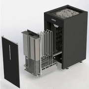 Harvia HL9U1SA Virta Combi Series 9.0kW Sauna Heater at 240V 1PH Black - Sauna Heaters - Harvia