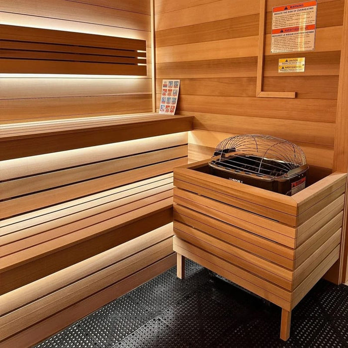 Harvia HRKGU1024C K10G Club Series 10kW Stainless Sauna Heater at 240V 1PH Stainless Steel - Sauna Heaters - Harvia