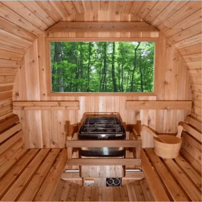 Harvia KIP Series 4.5kW Stainless Steel Sauna Heater at 240V 1PH with Built-In Time and Temperature Controls -Sauna Heaters