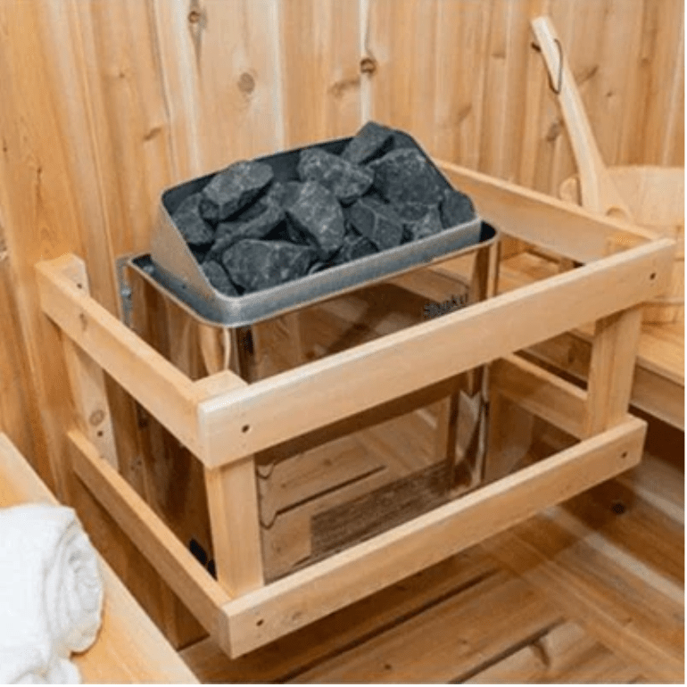 Harvia KIP Series 4.5kW Stainless Steel Sauna Heater at 240V 1PH with Built-In Time and Temperature Controls -Sauna Heater