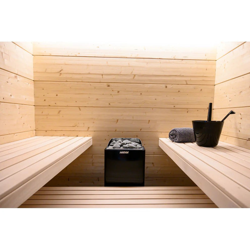 Harvia JH80B2401MI Dial Controlled Black KIP Heater 8.0kw | 240V 1 - Ph - Sauna Heaters - Harvia