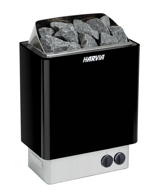 Harvia JH80B2401MI Dial Controlled Black KIP Heater 8.0kw | 240V 1 - Ph - Sauna Heaters - Harvia