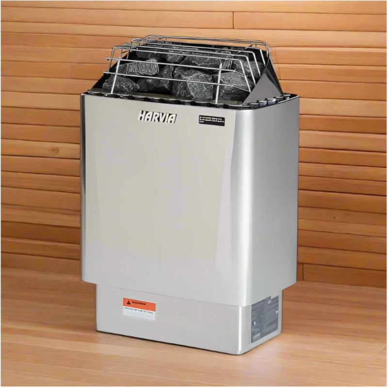Harvia Kip Sauna Heater Stainless Steel With Rocks - Sauna Heaters - Harvia