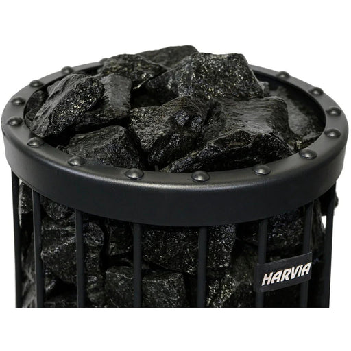 Harvia Vulcanite Black Sauna Stones | 20kg per Box - Sauna Stones - Harvia
