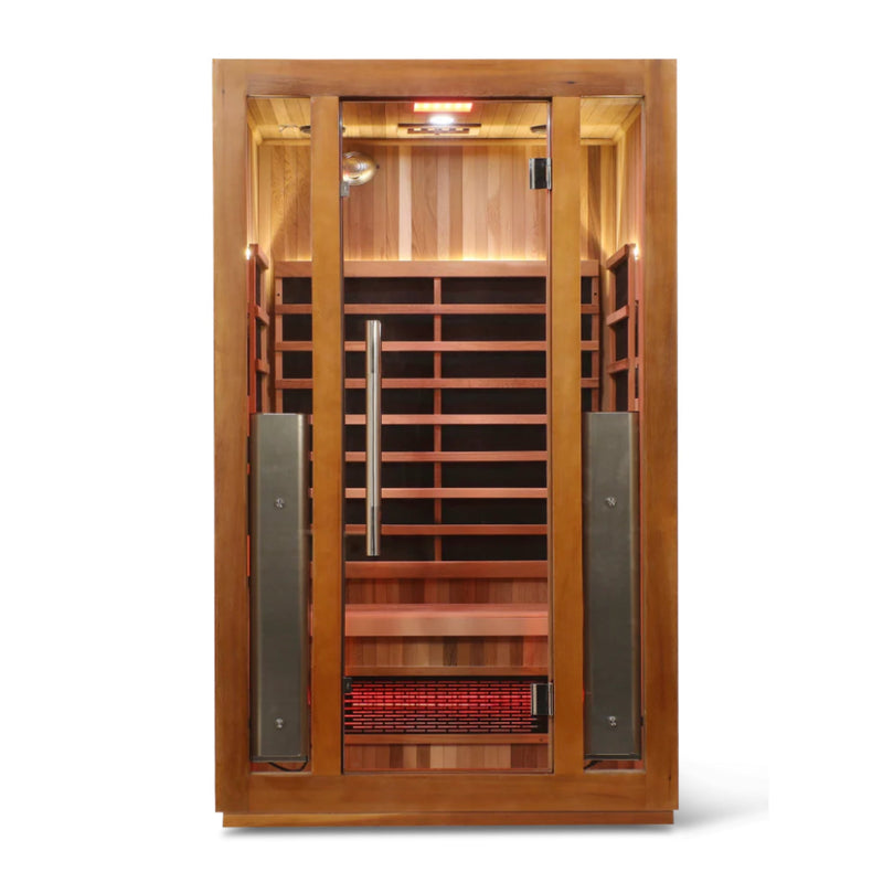 HealthSmart 2 Person Full Spectrum "Smart" WIFI Infrared Sauna - Infrared Saunas - HealthSmart