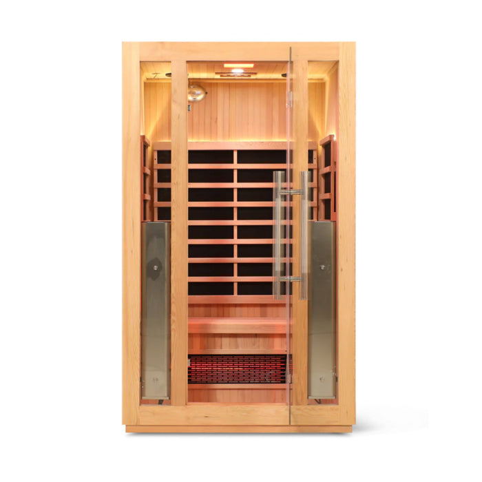 HealthSmart 2 Person Full Spectrum "Smart" WIFI Infrared Sauna - Infrared Saunas - HealthSmart