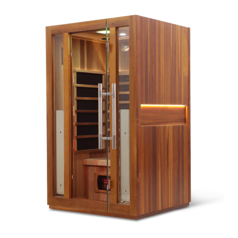 HealthSmart 2 Person Full Spectrum "Smart" WIFI Infrared Sauna - Infrared Saunas - HealthSmart