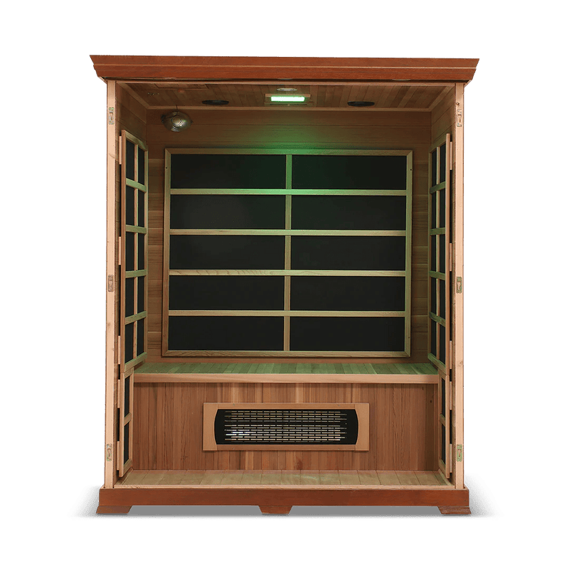 HealthSmart 3 Person Full Spectrum Infrared Sauna-Infrared Saunas-HealthSmart