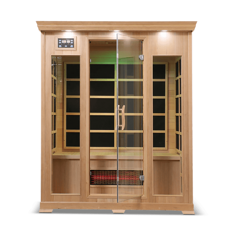 HealthSmart 3 Person Full Spectrum Infrared Sauna-Infrared Saunas-HealthSmart