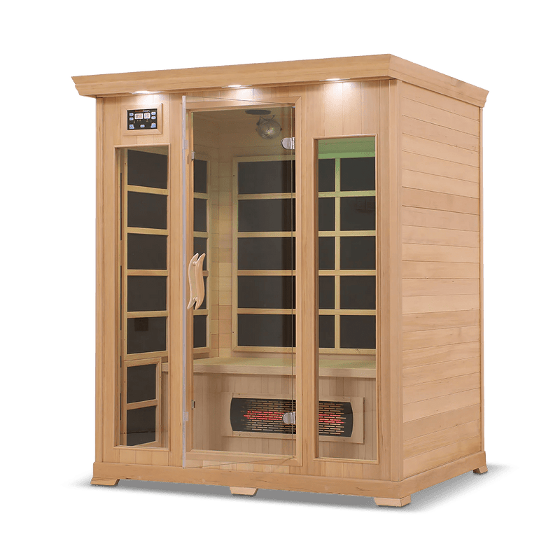 HealthSmart 3 Person Full Spectrum Infrared Sauna-Infrared Saunas-HealthSmart