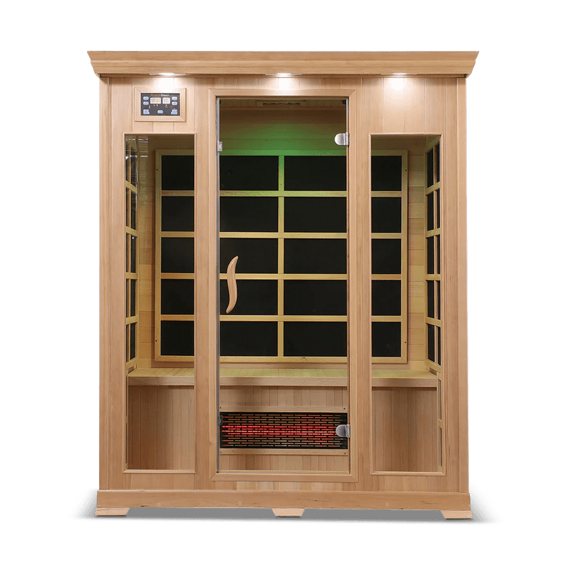 HealthSmart 3 Person Full Spectrum Infrared Sauna-Infrared Saunas-HealthSmart