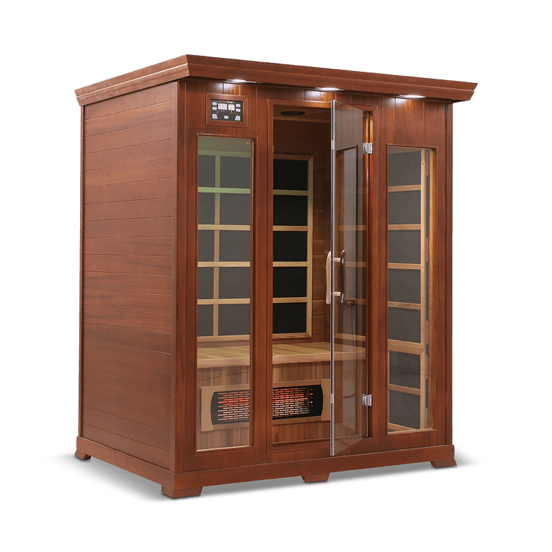 HealthSmart 3 Person Full Spectrum Infrared Sauna-Infrared Saunas-HealthSmart