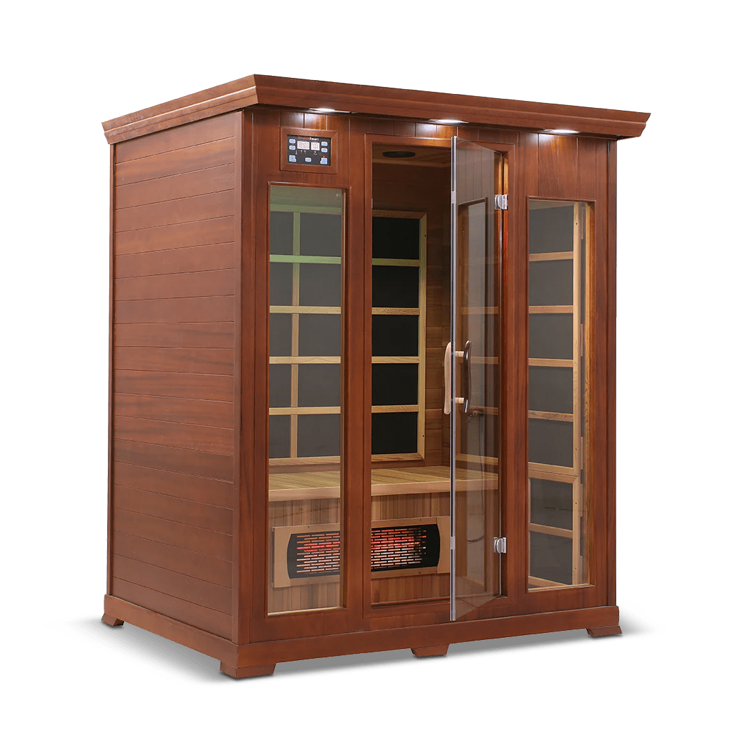 HealthSmart 3 Person Full Spectrum Infrared Sauna-Infrared Saunas-HealthSmart