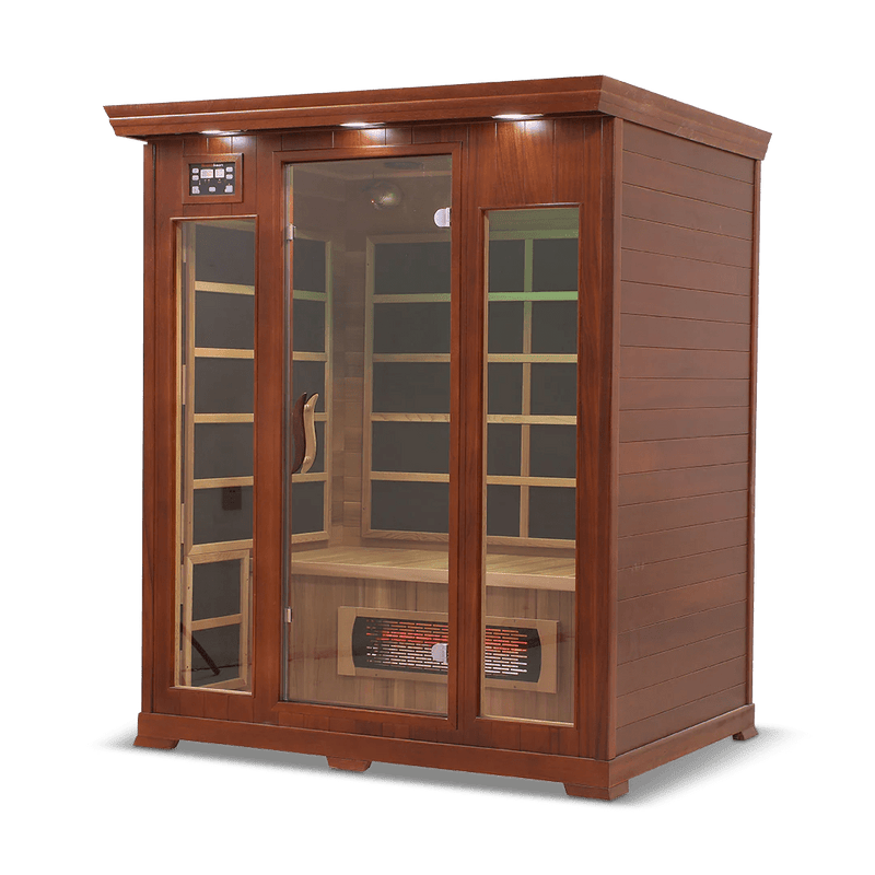 HealthSmart 3 Person Full Spectrum Infrared Sauna-Infrared Saunas-HealthSmart