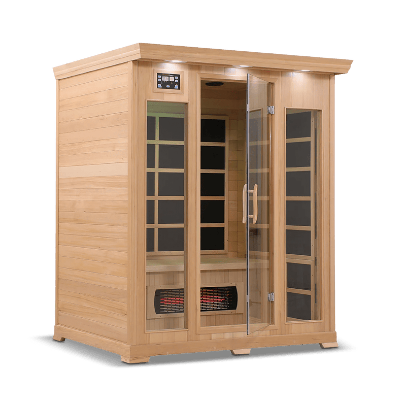 HealthSmart 3 Person Full Spectrum Infrared Sauna-Infrared Saunas-HealthSmart