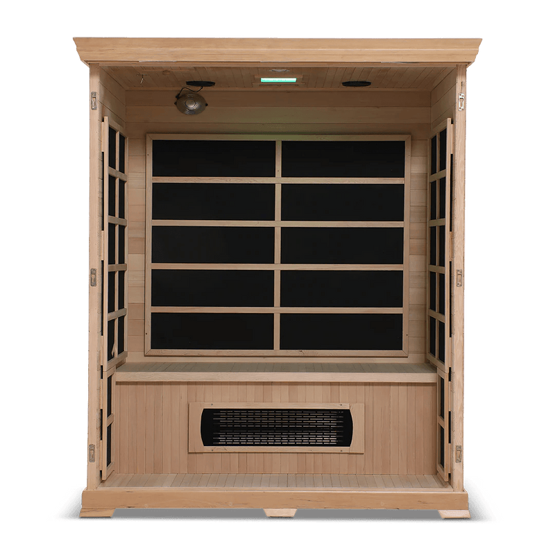 HealthSmart 3 Person Full Spectrum Infrared Sauna-Infrared Saunas-HealthSmart