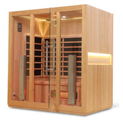 HealthSmart 4 Person Full Spectrum "Smart" WIFI Infrared Sauna - Infrared Saunas - HealthSmart