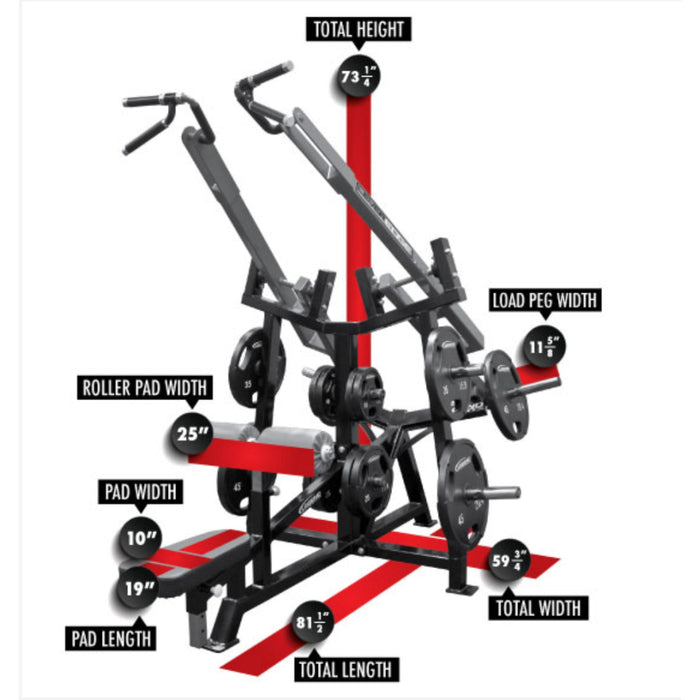 Legend Fitness LeverEDGE Lat Pulldown - Strength Machines - Legend Fitness