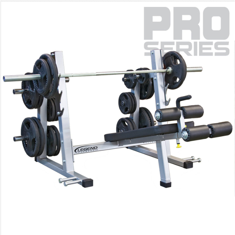 Legend Fitness Pro Series Olympic Decline Bench (3243) - Benches - Legend Fitness