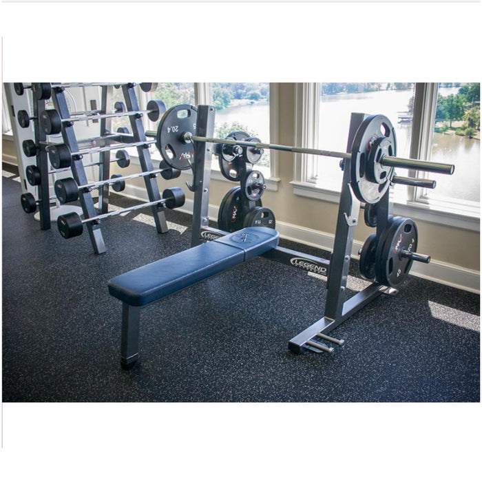 Legend Fitness Pro Series Olympic Flat Bench (3240) - Benches - Legend Fitness