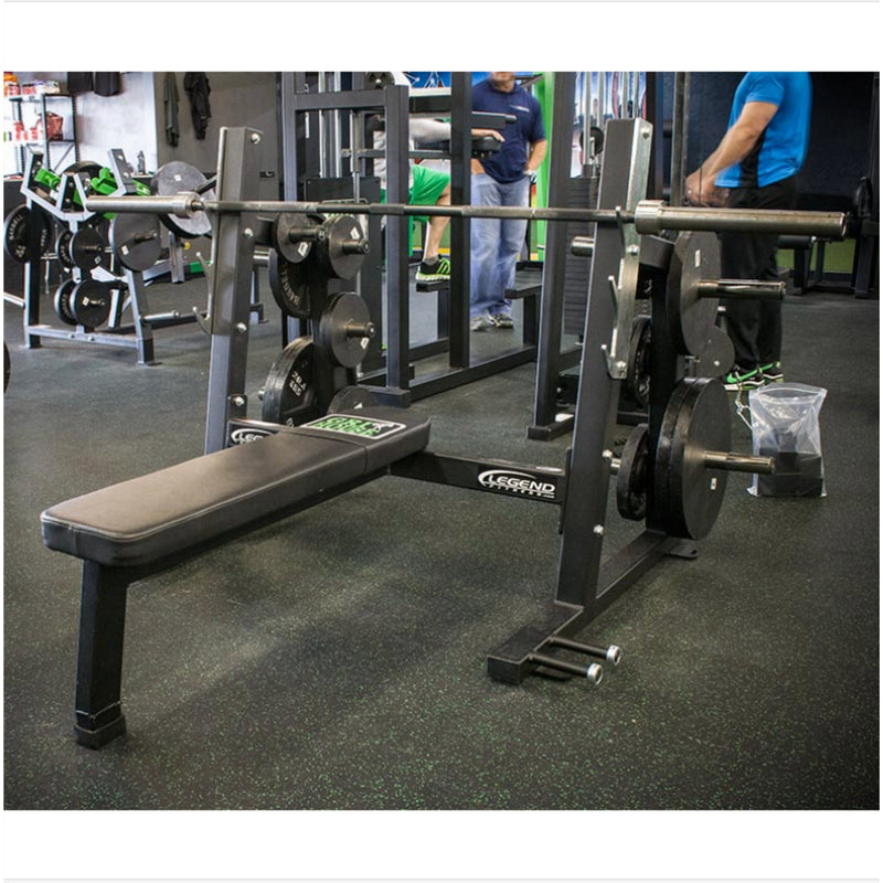 Legend Fitness Pro Series Olympic Flat Bench (3240) - Benches - Legend Fitness