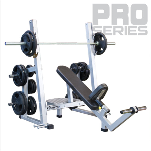 Legend Fitness Pro Series Olympic Incline Bench (3241) - Benches - Legend Fitness