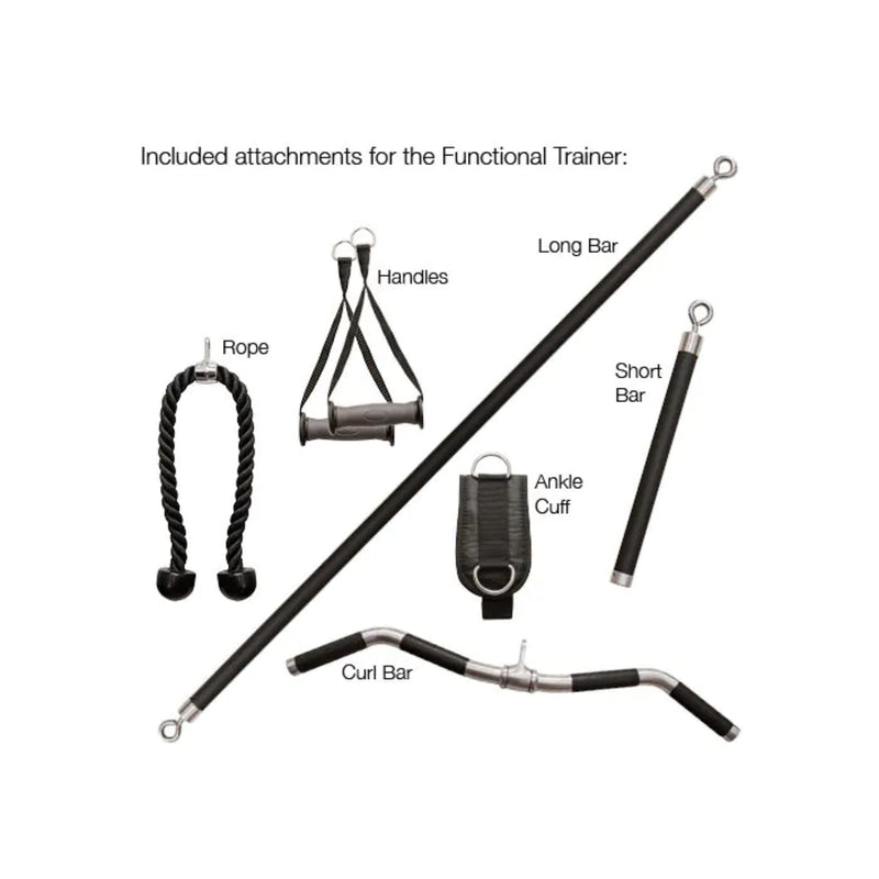 Legend Fitness SelectEDGE Functional Trainer with attachments (1130) - Strength Machines - Legend Fitness