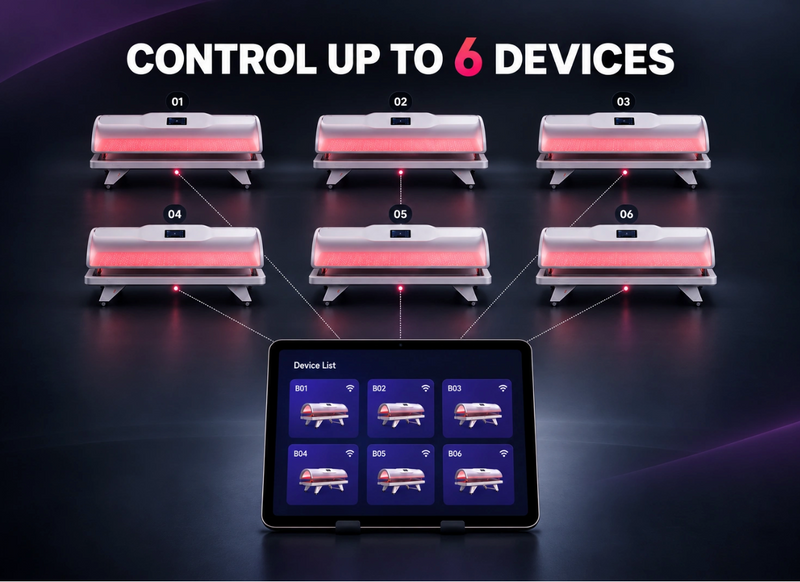 Magique Power LUM-R2850 Red Light Therapy Bed