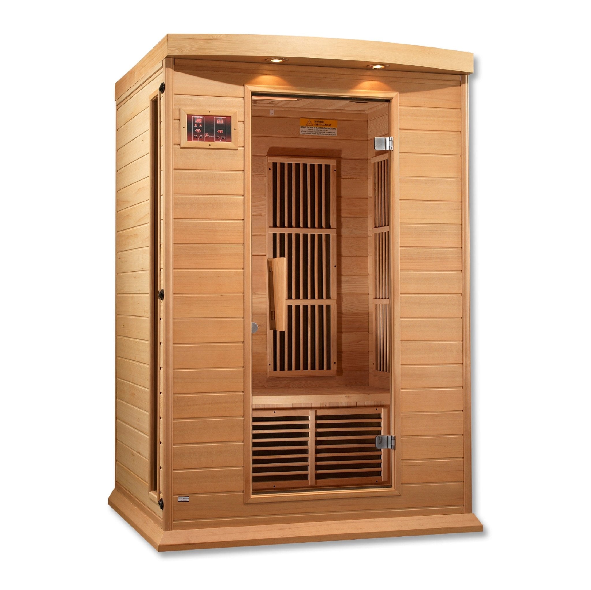 Maxxus 2 - Person Low EMF FAR Infrared Sauna - Canadian Hemlock (MX - K206 - 01) - Infrared Saunas - Maxxus