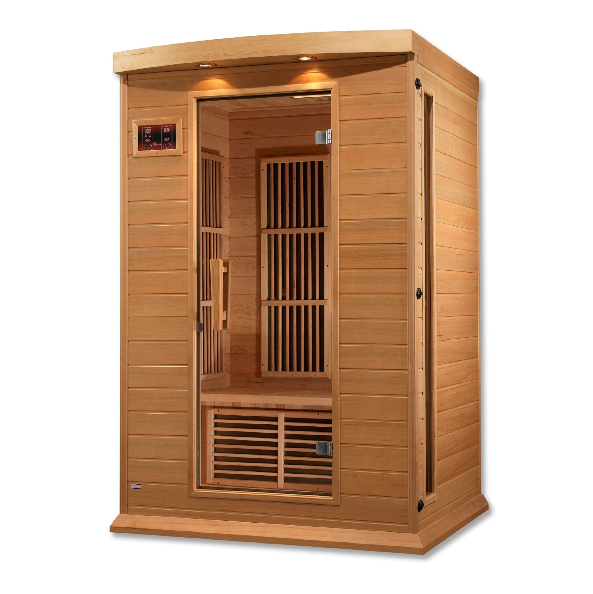 Maxxus 2 - Person Low EMF FAR Infrared Sauna - Canadian Hemlock (MX - K206 - 01) - Infrared Saunas - Maxxus