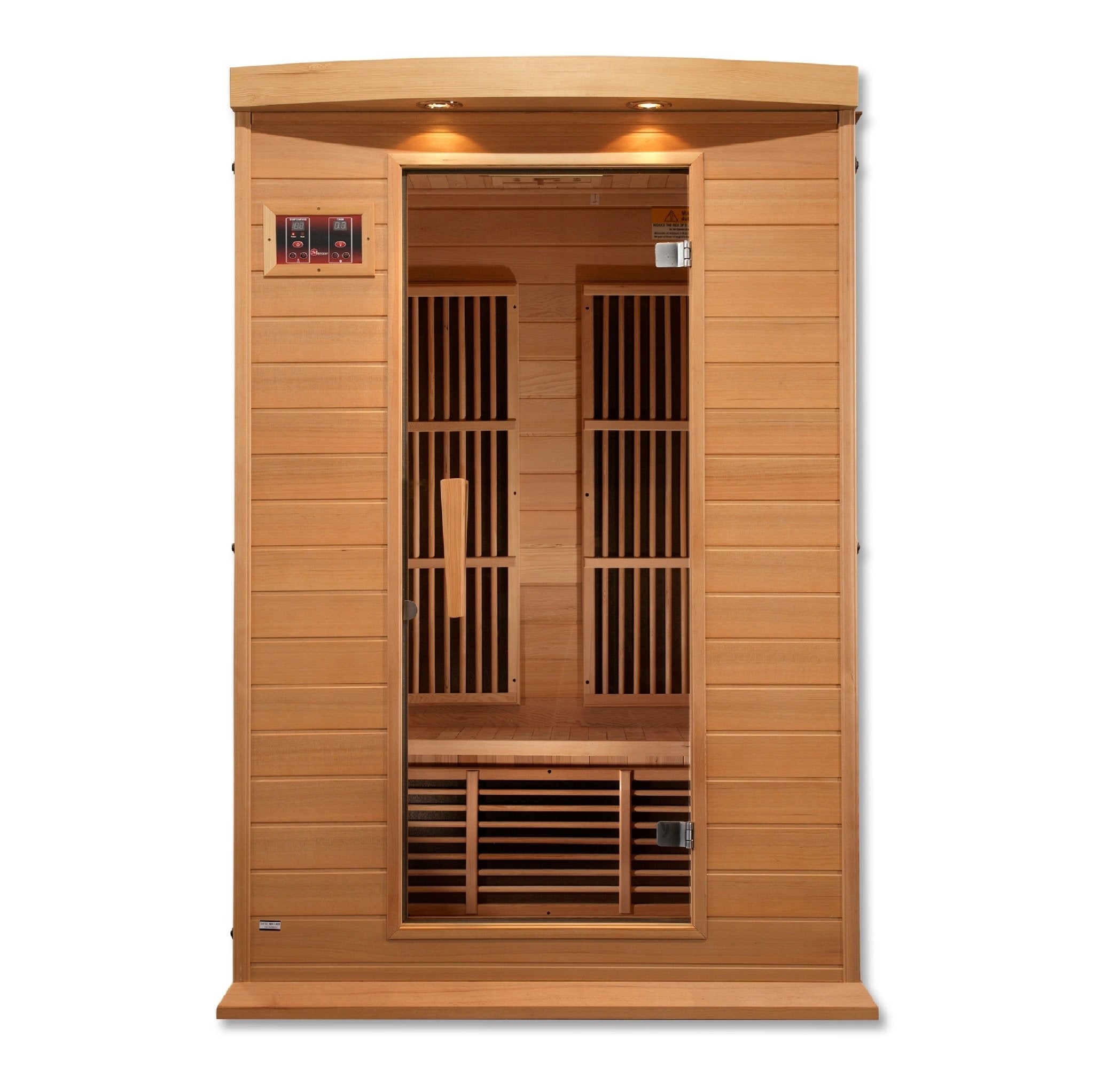 Maxxus 2 - Person Low EMF FAR Infrared Sauna - Canadian Hemlock (MX - K206 - 01) - Infrared Saunas - Maxxus