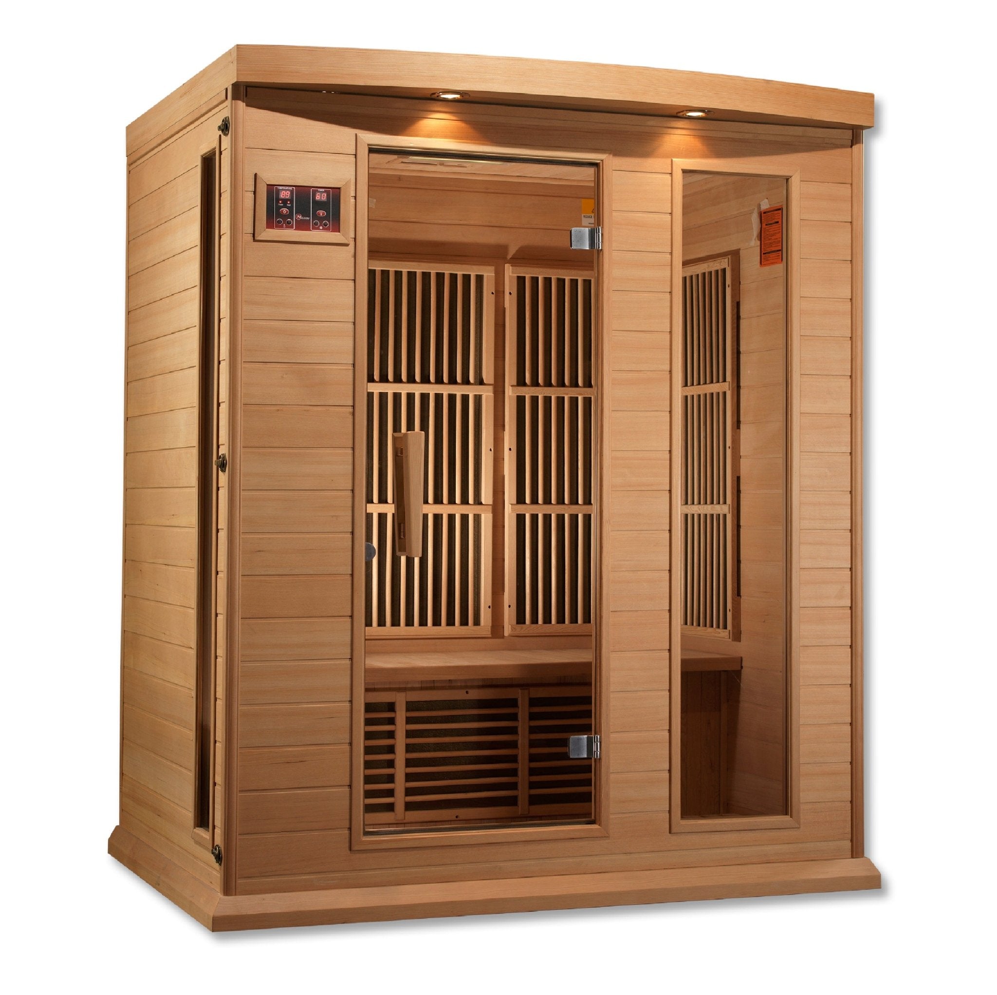 Maxxus 3 - Person Low EMF FAR Infrared Sauna - Canadian Hemlock (MX - K306 - 01) - Infrared Saunas - Maxxus