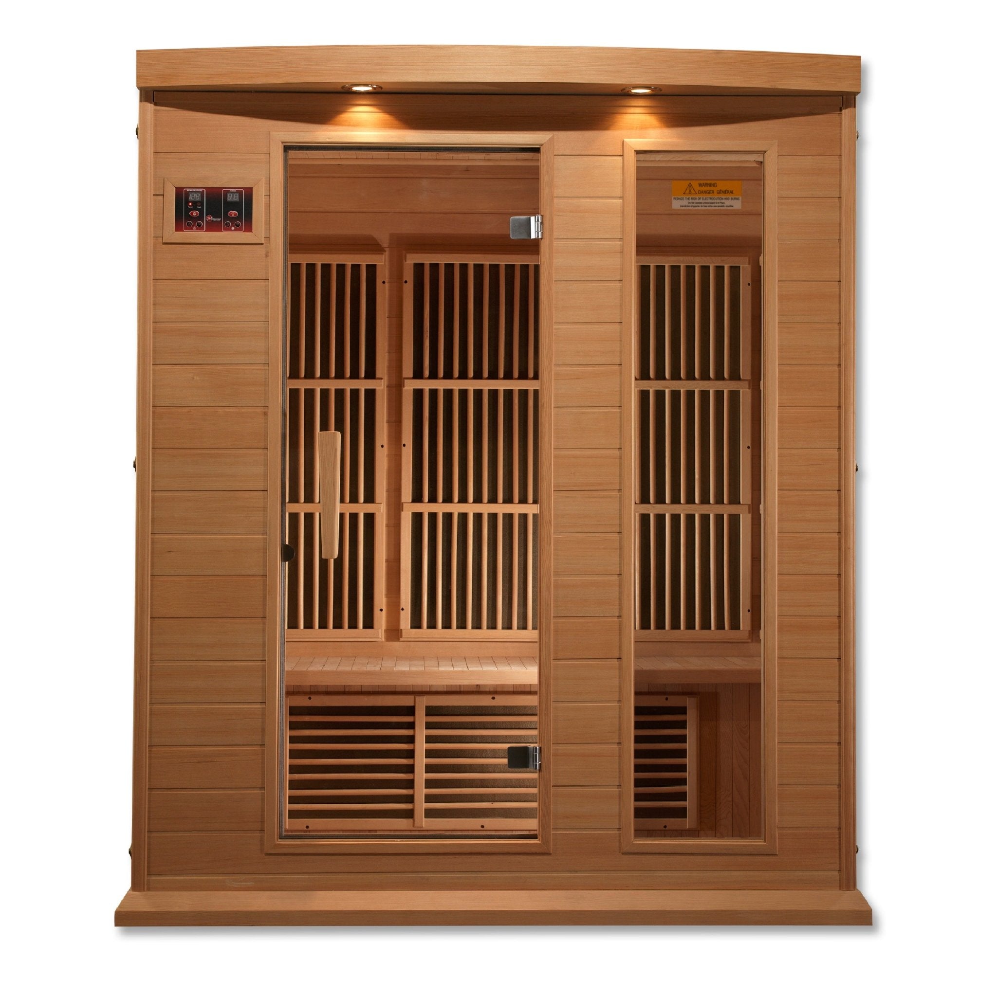 Maxxus 3 - Person Low EMF FAR Infrared Sauna - Canadian Hemlock (MX - K306 - 01) - Infrared Saunas - Maxxus