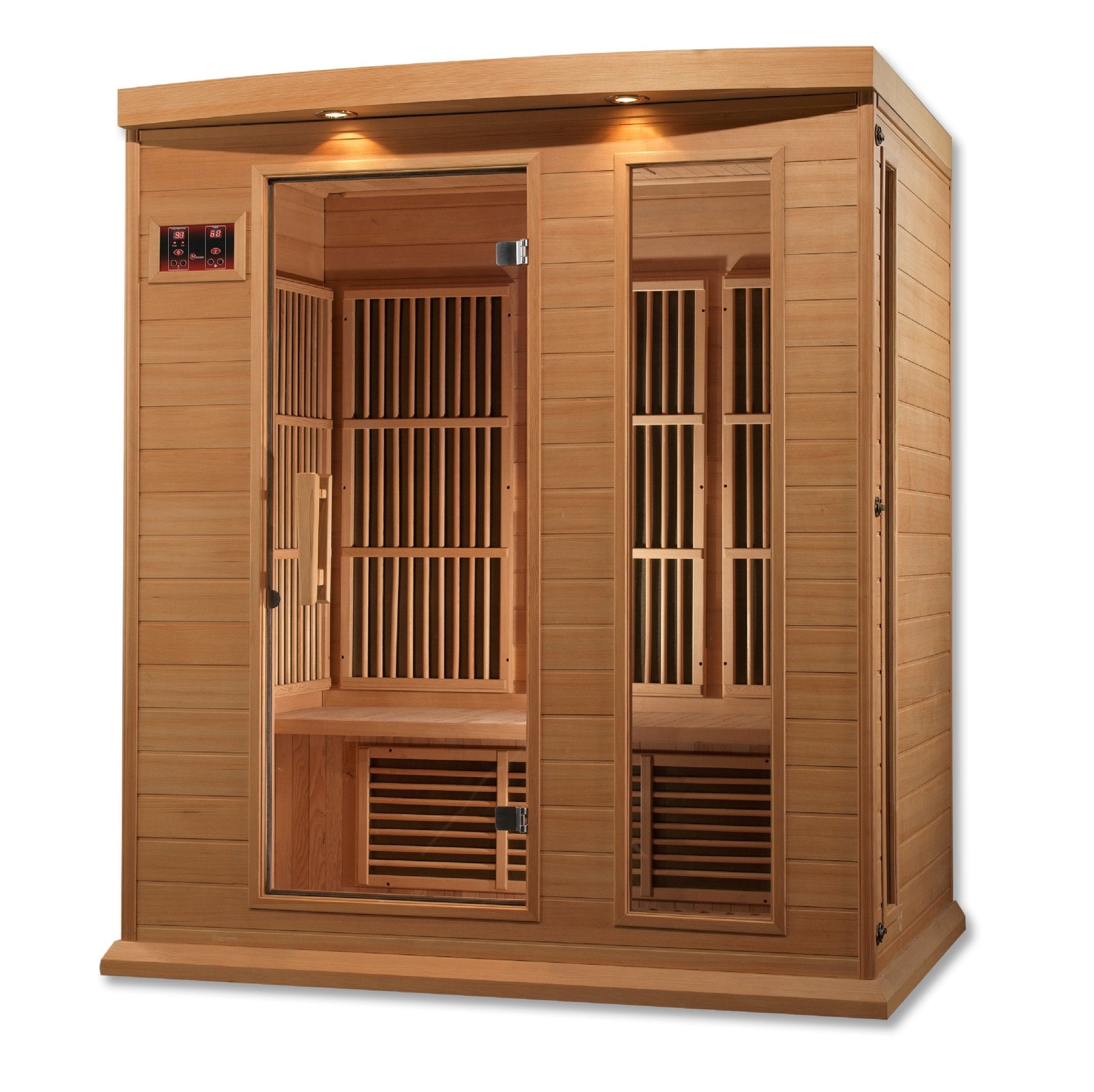Maxxus 3 - Person Low EMF FAR Infrared Sauna - Canadian Hemlock (MX - K306 - 01) - Infrared Saunas - Maxxus