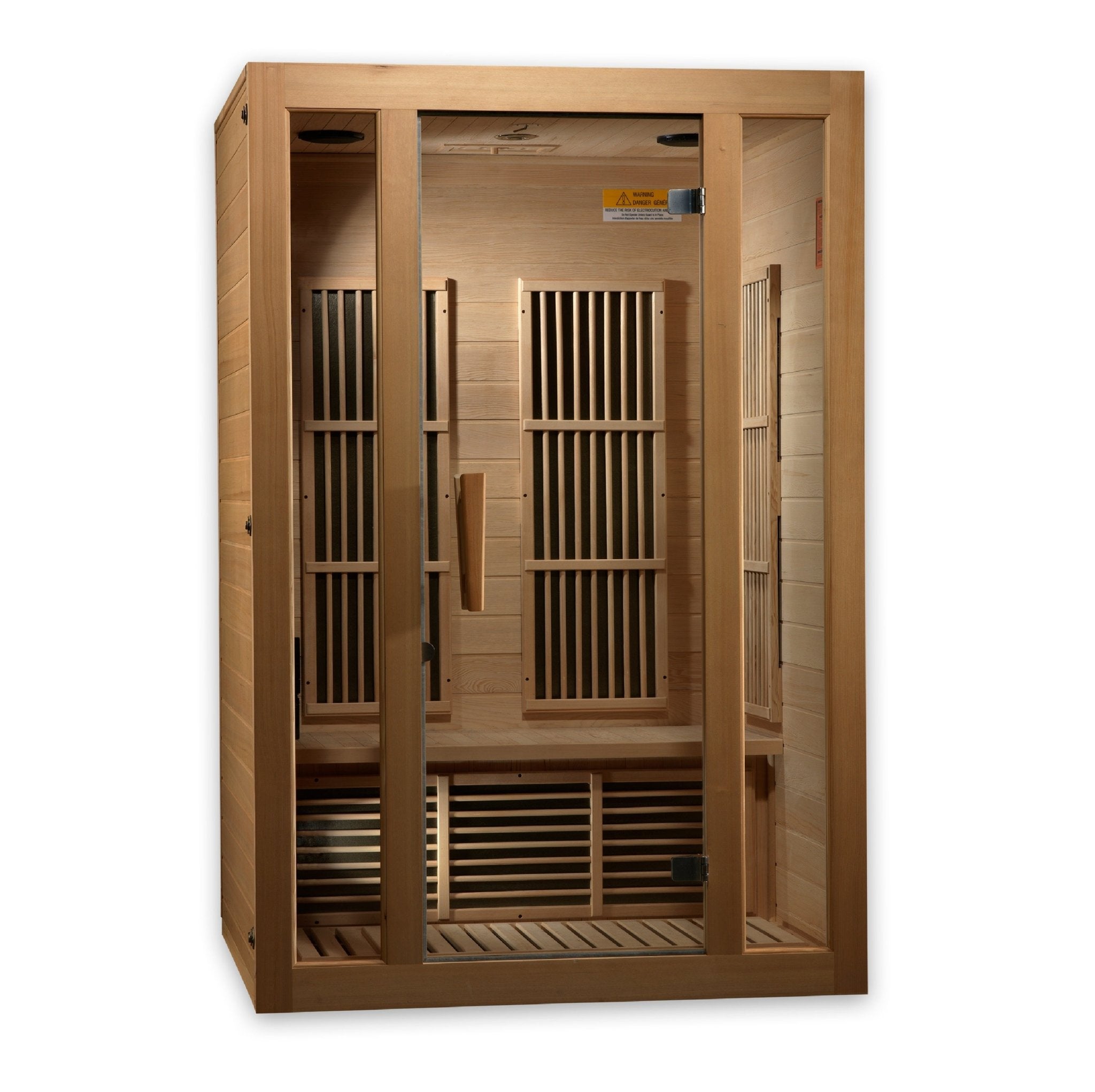 Maxxus Seattle 2 - Person Low EMF FAR Infrared Sauna - Canadian Hemlock (MX - J206 - 01) - Infrared Saunas - Maxxus