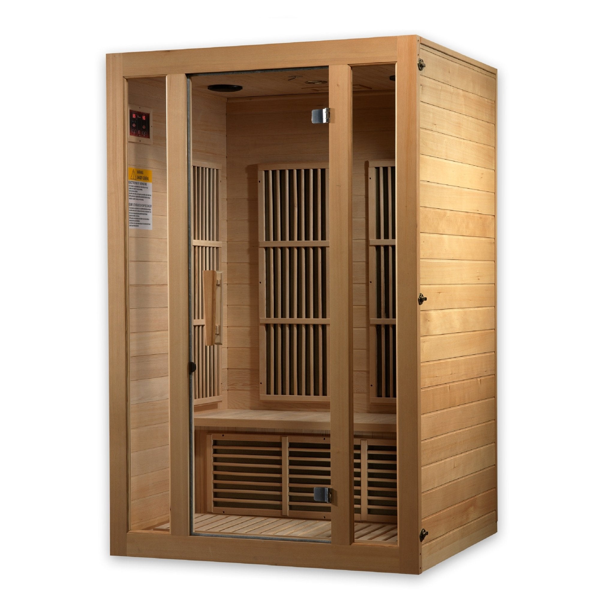 Maxxus Seattle 2 - Person Low EMF FAR Infrared Sauna - Canadian Hemlock (MX - J206 - 01) - Infrared Saunas - Maxxus