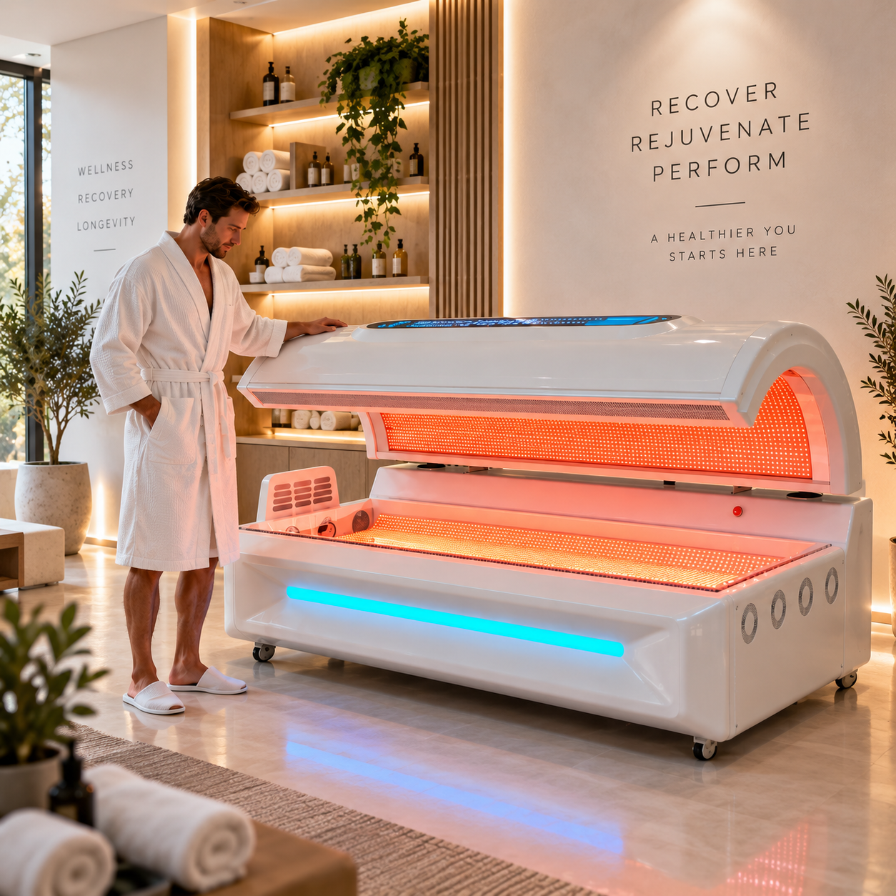 Merican M5N Plus Red Light Therapy Bed
