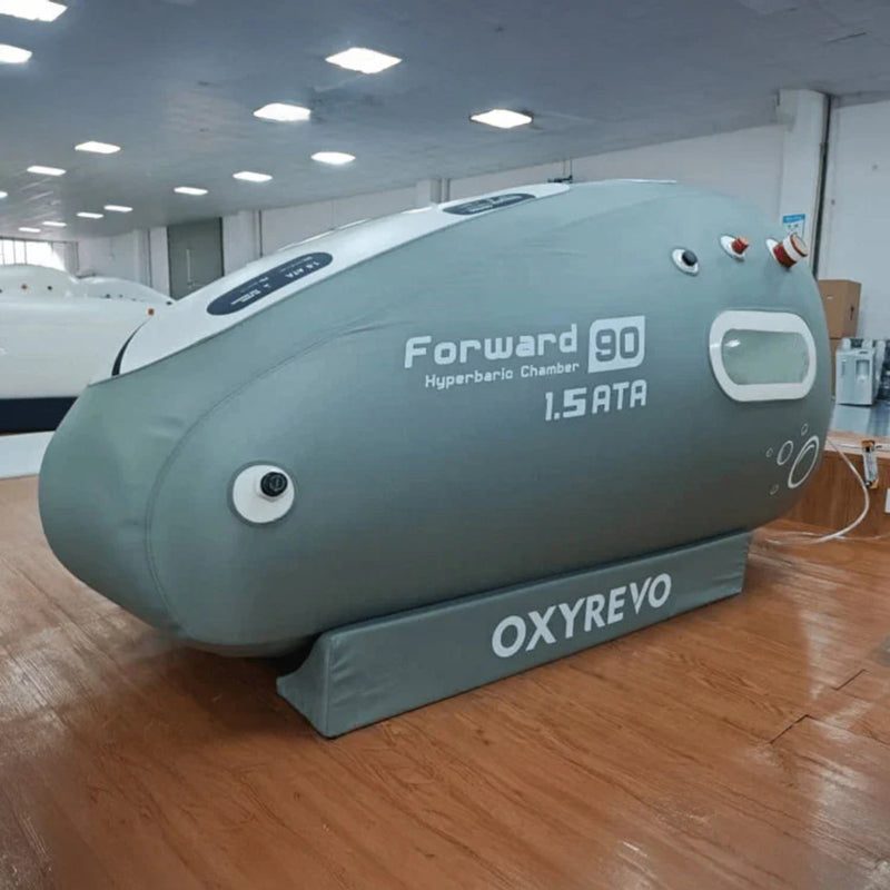 OxyRevo Forward90 1.4 to 1.5 ATA Portable Sitting Hyperbaric Chamber - hyperbaric chambers - Oxyrevo