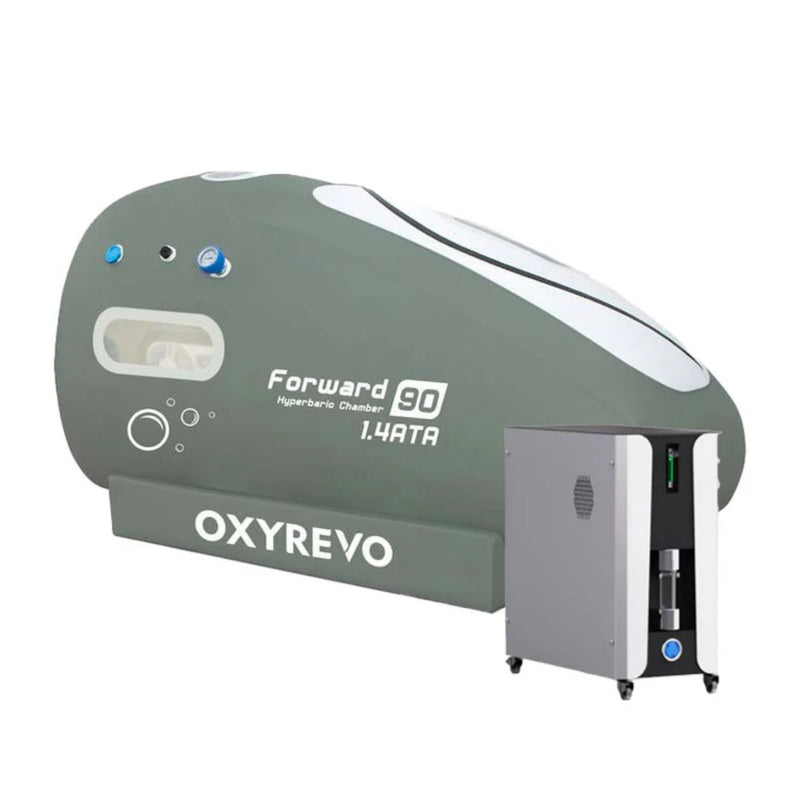 OxyRevo Forward90 1.4 to 1.5 ATA Portable Sitting Hyperbaric Chamber - hyperbaric chambers - Oxyrevo