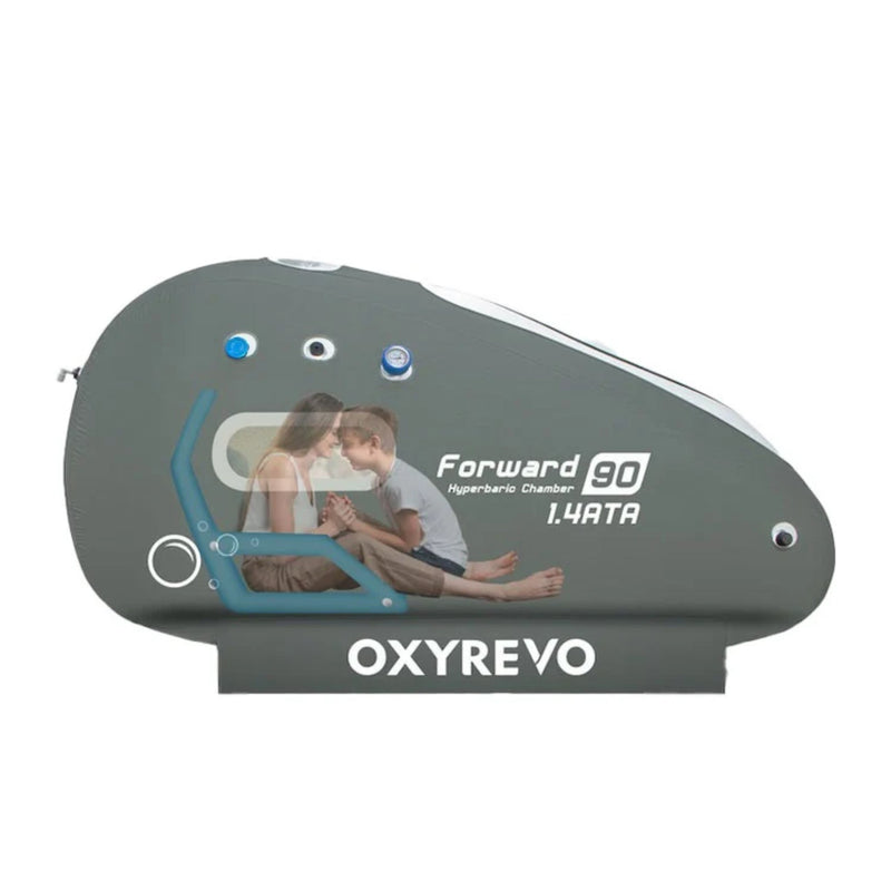 OxyRevo Forward90 1.4 to 1.5 ATA Portable Sitting Hyperbaric Chamber - hyperbaric chambers - Oxyrevo