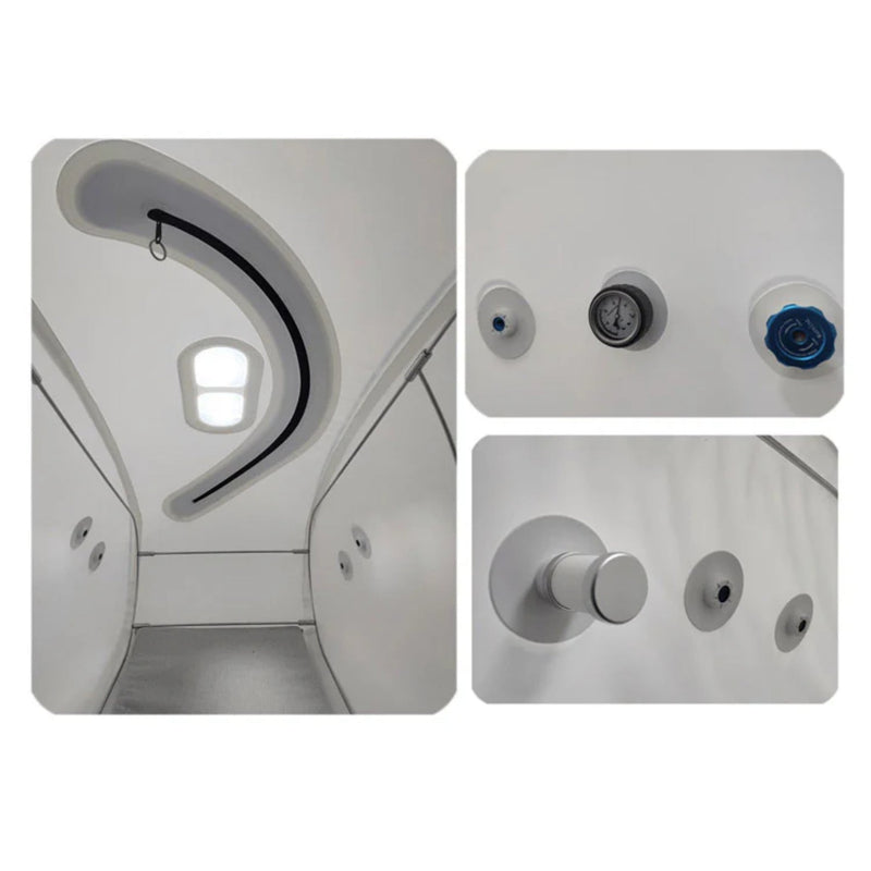 OxyRevo Forward90 1.4 to 1.5 ATA Portable Sitting Hyperbaric Chamber - hyperbaric chambers - Oxyrevo