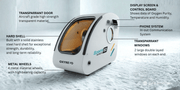 OxyRevo Space60 1.5 - 2.0 ATA Hard Sitting Hyperbaric Chamber-hyperbaric chambers-Oxyrevo