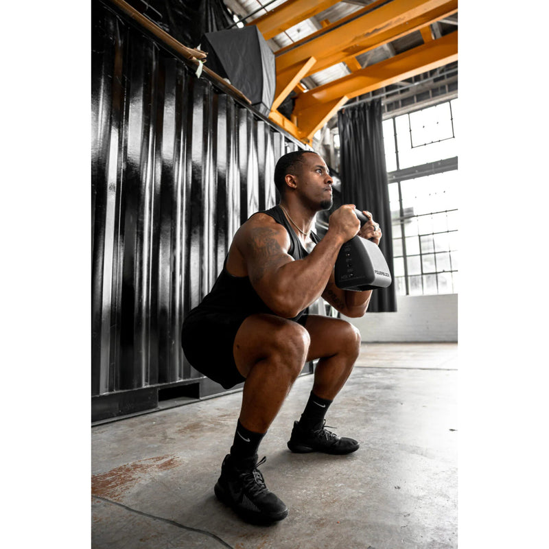 Powerblock Heavy Adjustable Kettlebell 35 - 65 LB - Free Weights - Powerblock