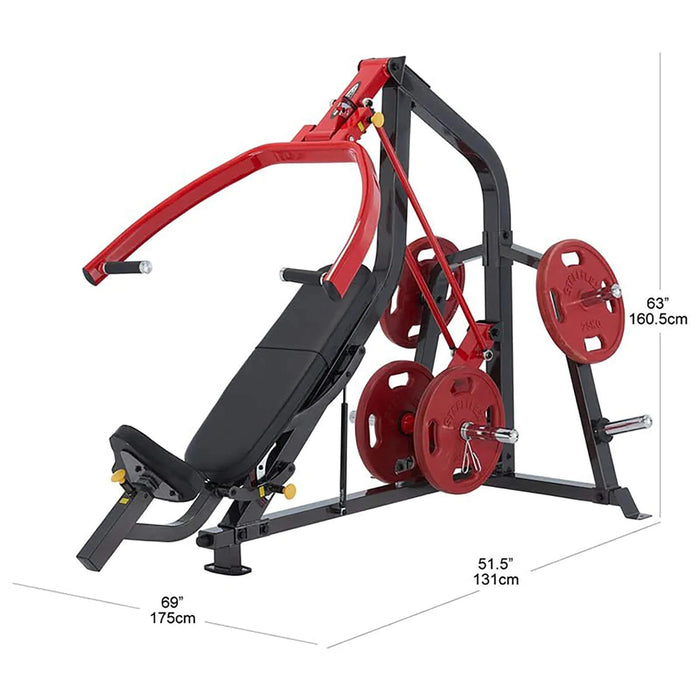 Steelflex Chest/Shoulder Incline Press - Strength Machines - Steelflex