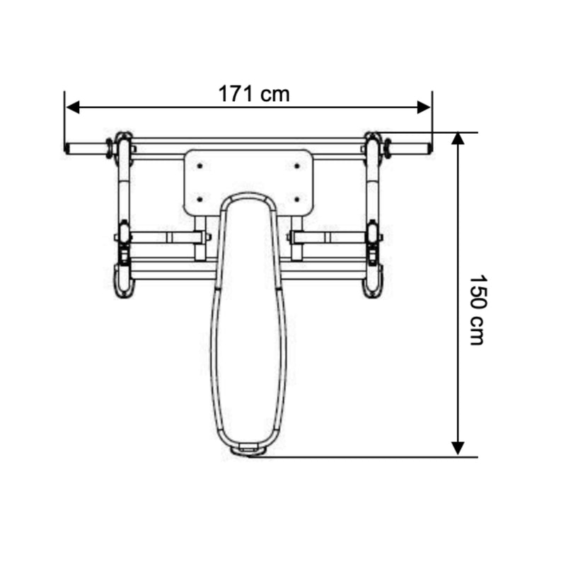 Steelflex NOFB Olympic Flat Bench - Benches - Steelflex