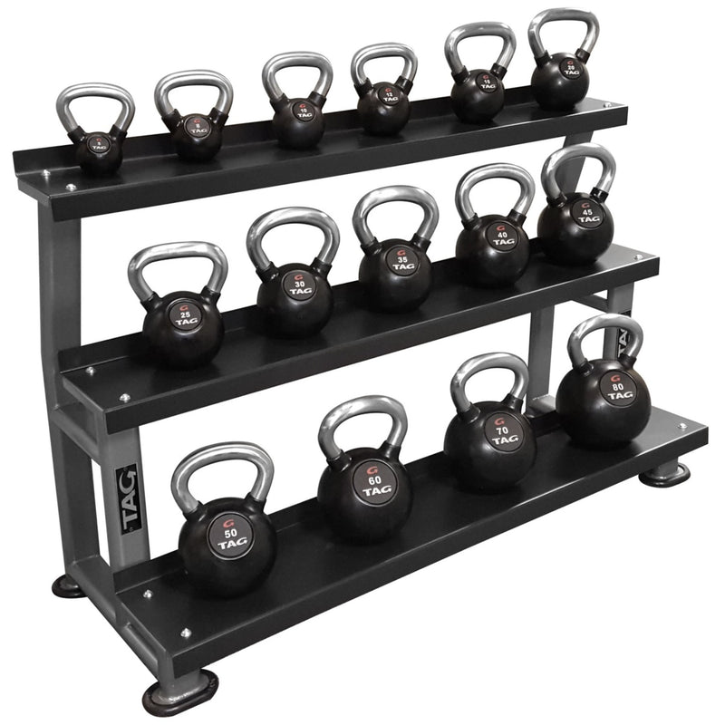 TAG Fitness 3 - Tier Kettlebell Rack - Accessories - TAG Fitness