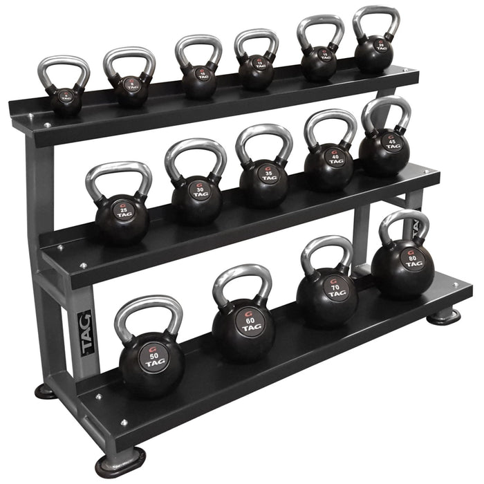 TAG Fitness 3 - Tier Kettlebell Rack - Accessories - TAG Fitness